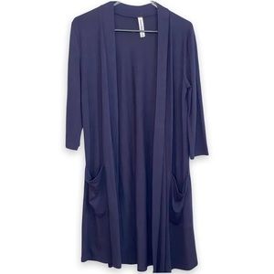 Navy Slouchy Cardigan